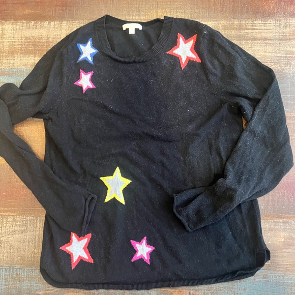 Lisa Todd Sweaters - Lisa Todd cotton cashmere star sweater M